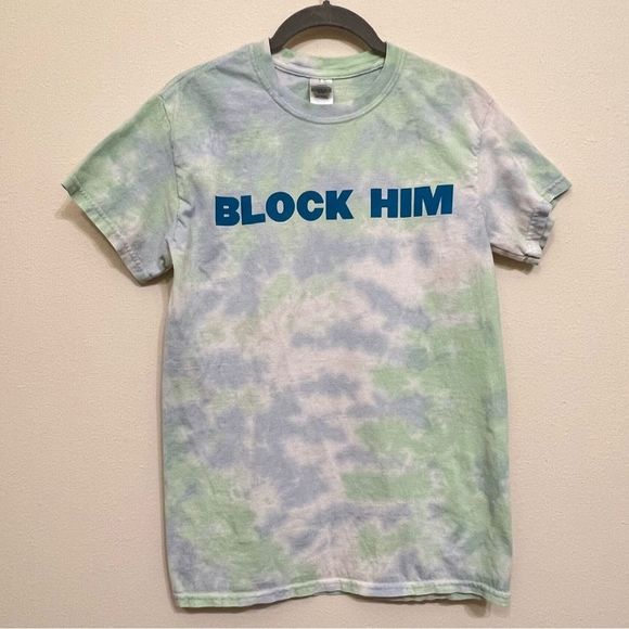 Barstool Sports- Call Her Daddy- Block Him Tie Dye T-Shirt - Picture 2 of 5